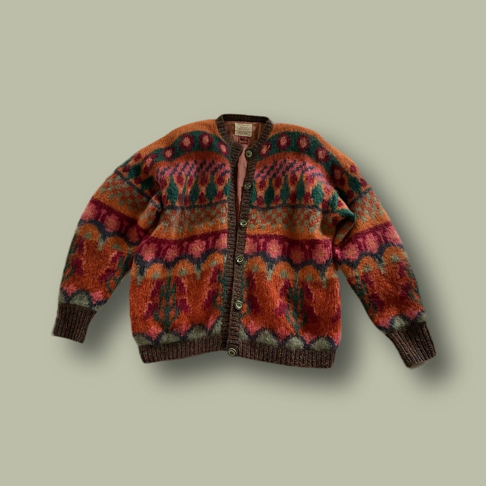 1990 Susan Bristol Knit by Hand Cardigan
